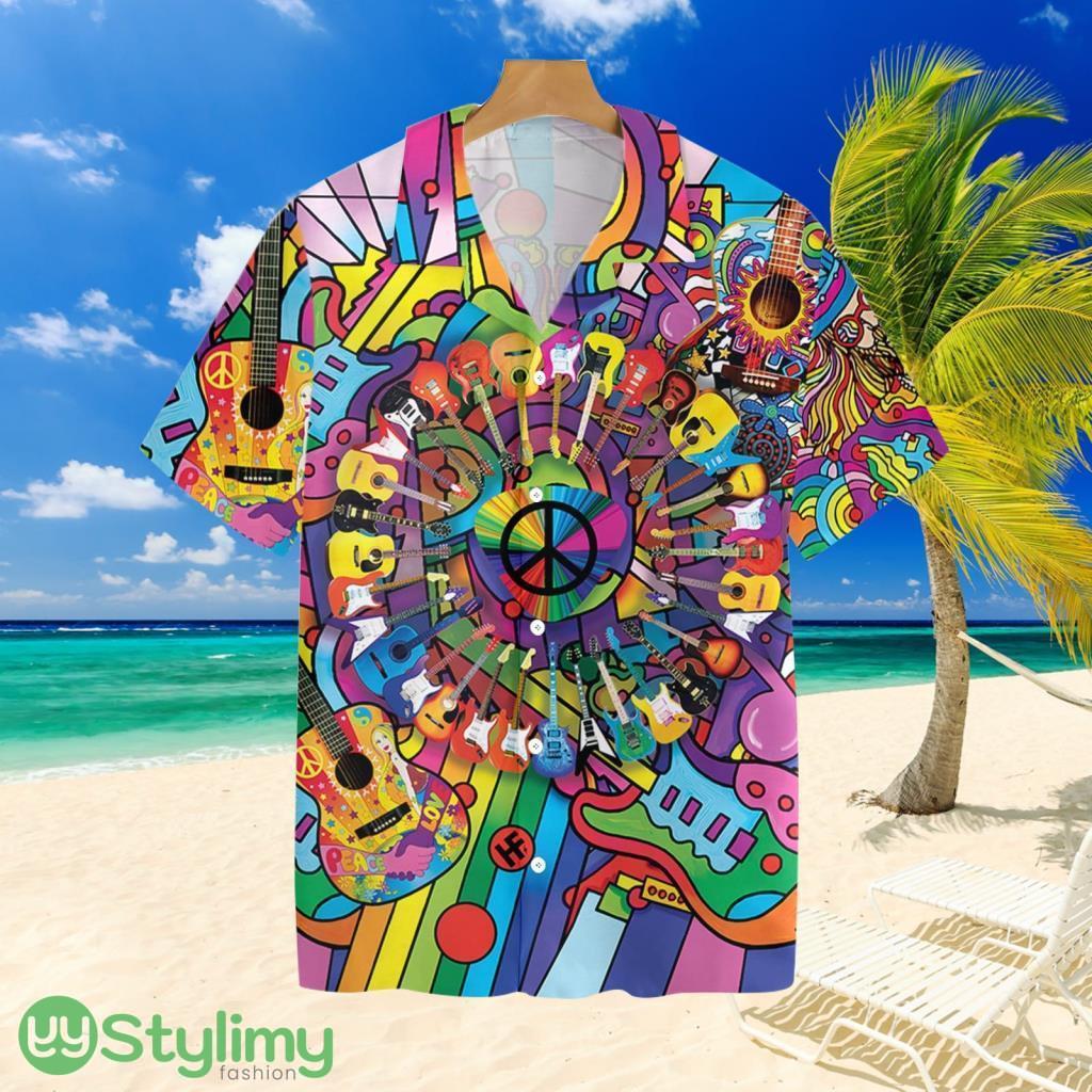 Peace Love Music Hawaiian Shirt For Men And Women 2 Peace Love Music Hawaiian Shirt For Men And Women Product Photo 1