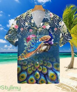 Peacock Hawaiian Shirt For Men And Women Product Photo 1