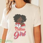 Philadelphia Philliess Girl MLB T Shirt - White Sweatshirt