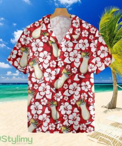 Pina Colada Cocktail Pattern Hawaiian Shirt For Men And Women Product Photo 1
