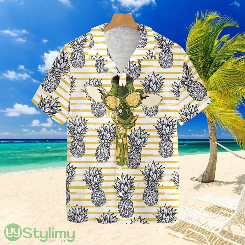 Pineapple And Giraffe Hawaiian Shirt For Men And Women 2 Pineapple And Giraffe Hawaiian Shirt For Men And Women Product Photo 1
