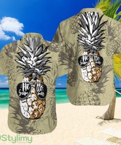 Pineapple Hello Summer Hawaiian Shirt For Men And Women Product Photo 1