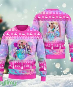 Pink Summer Carnival 2023 Tour Ugly Christmas Sweater Cute Christmas Gift For Family Product Photo 1