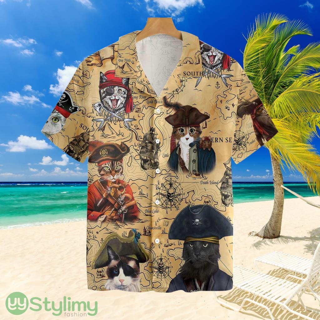 Pirate Cat Hawaiian Shirt For Men And Women 2 Pirate Cat Hawaiian Shirt For Men And Women Product Photo 1