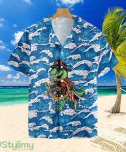 Pirate Dinosaur Hawaiian Shirt For Men And Women Product Photo 1