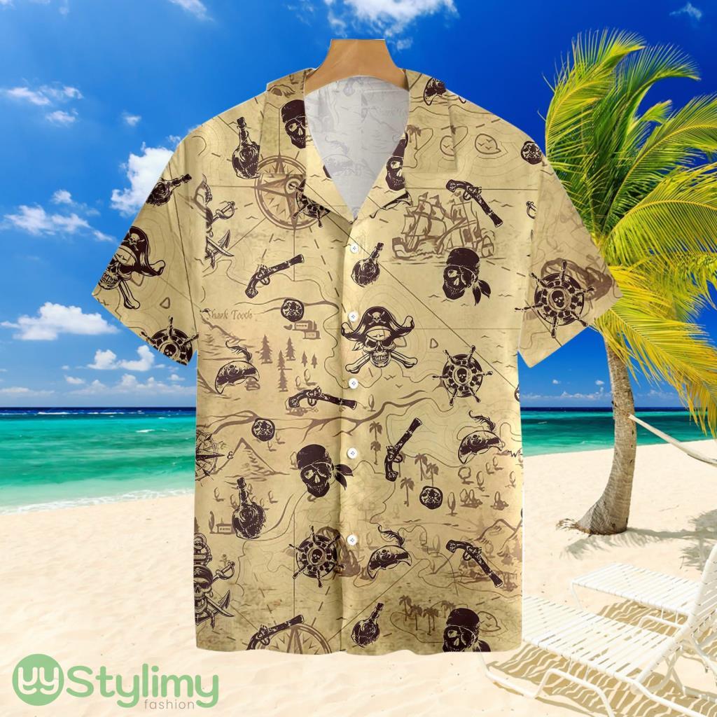 Pirate Pattern Hawaiian Shirt For Men And Women 2 Pirate Pattern Hawaiian Shirt For Men And Women Product Photo 1