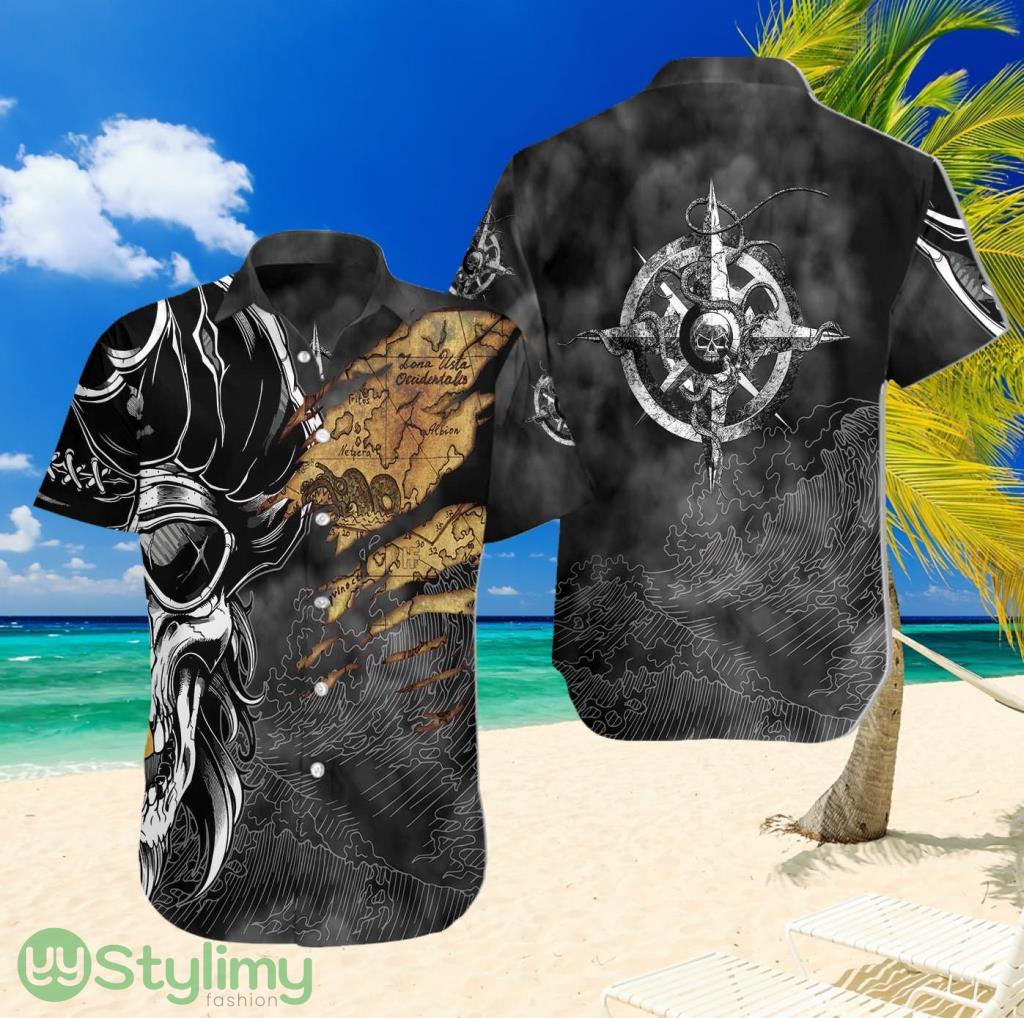 Pirates Skull Hawaiian Shirt For Men And Women 1 Pirates Skull Hawaiian Shirt For Men And Women Product Photo 1