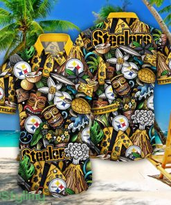Pittsburgh Flower Aloha Summer Hawaii Shirts Product Photo 1