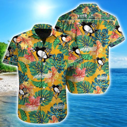 Pittsburgh Penguins NHL Custom Name Hawaiian shirt Aloha Summer Gift