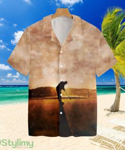 Playing Golf At Sunset Hawaiian Shirt For Men And Women Product Photo 1