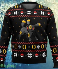 Pokemon Ring of Umbreon Ugly Christmas Sweater 3D Product Photo 1