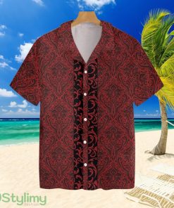 Premium Floral Royal Style Red Version Goth Gothic Hawaiian Shirt For Men And Women Product Photo 1