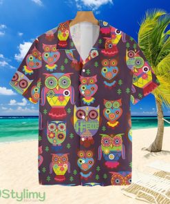 Premium Owl Pattern Hawaiian Shirt For Men And Women Product Photo 1