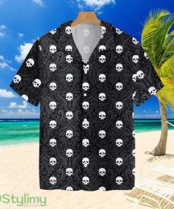 Premium Skull Pattern Goth Hawaiian Shirt For Men And Women Product Photo 1