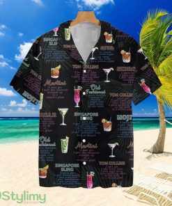 Premium Tropical Cocktail Dark Ver Hawaiian Shirt For Men And Women Product Photo 1