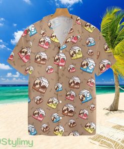 Pug Milk Seamless Hawaiian Shirt For Men And Women Product Photo 1