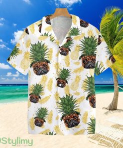 Pug Pineapple Head Seamless Dogs Hawaiian Shirt For Men And Women Product Photo 1