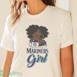 Seattle Marinerss Girl MLB T Shirt - White Sweatshirt