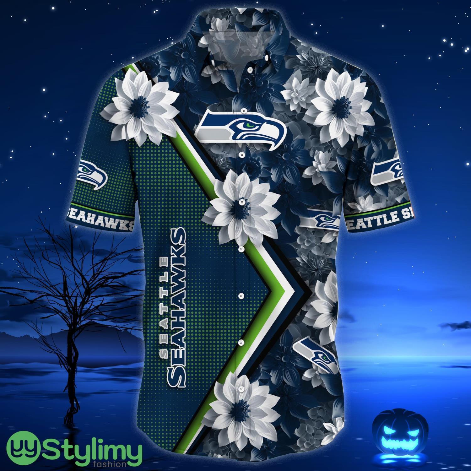 Seattle Seahawks Hawaii Shirt All Over Printed 3D Hawaiian Shirt 2 Seattle Seahawks Hawaii Shirt All Over Printed 3D Hawaiian Shirt Product Photo 2