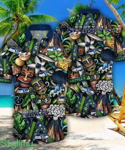 Seattle Seahawks NFL Flower Aloha Summer Hawaii Shirts Product Photo 1