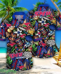 SMU Mustangs NCAA3 Flower Aloha Summer Hawaii Shirts Product Photo 1