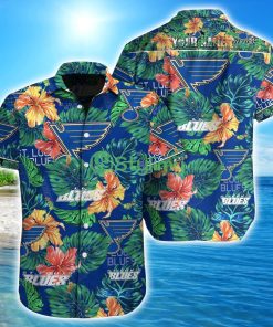 St. Louis Blues NHL Custom Name Hawaiian shirt Aloha Summer Gift Product Photo 1
