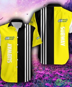 subway Brand Collar 3D Hawaiian Shirt For Summer - subway Brand Collar 3D Hawaiian Shirt For Summer