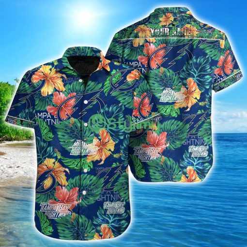 Tampa Bay Lightning NHL Custom Name Hawaiian shirt Aloha Summer Gift