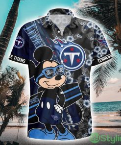 Tennessee Titans Surfing Mickey All Over Printed Hawaiian Shirt Product Photo 1