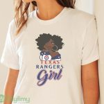 Texas Rangerss Girl MLB T Shirt - White Sweatshirt