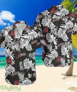 Topeka Style Arizona Diamondbacks Tropical Flower Short Sleeve Hawaiian Shirt Product Photo 1