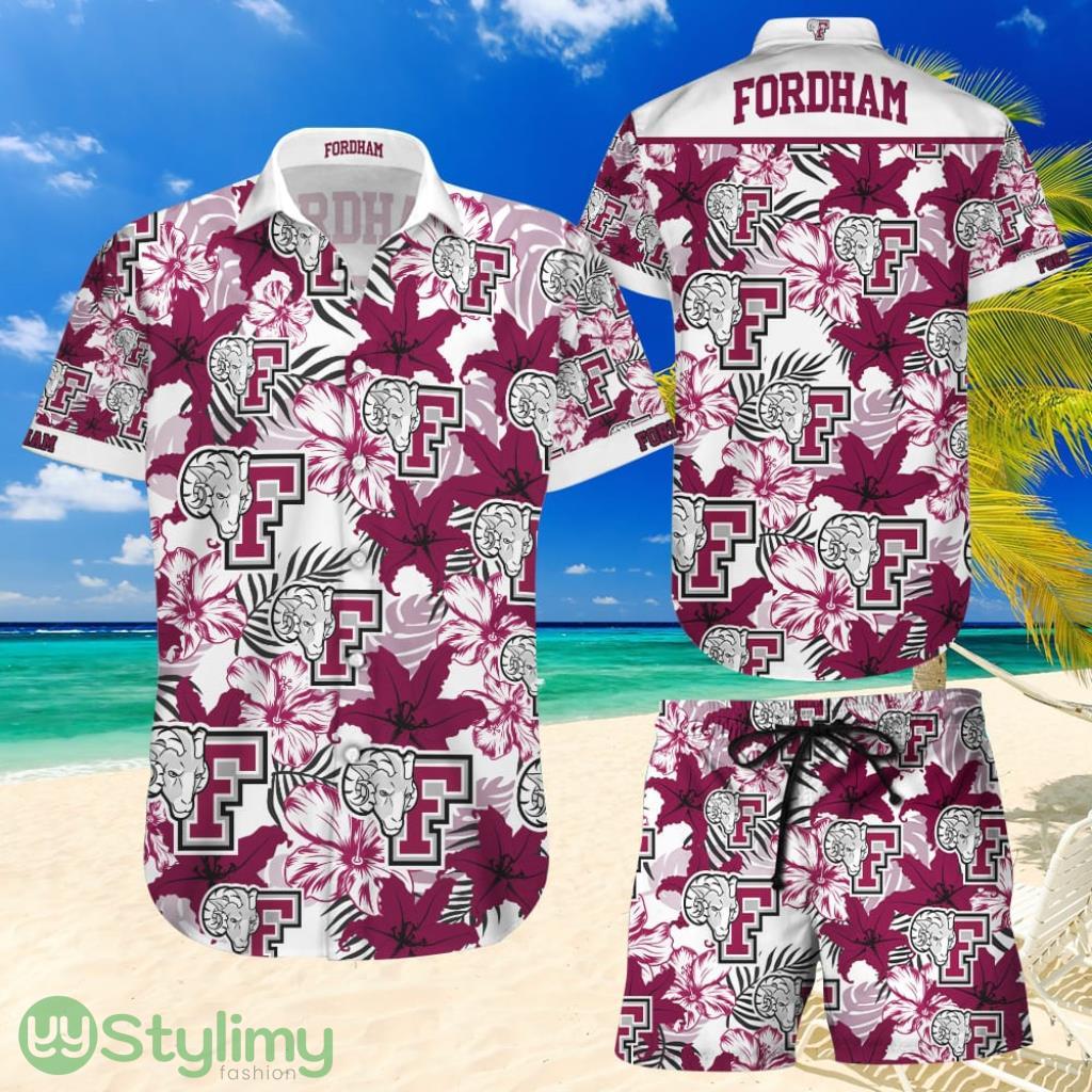 Topeka Style Fordham Rams Hawaiian Shirt And Short 2 Topeka Style Fordham Rams Hawaiian Shirt And Short Product Photo 1