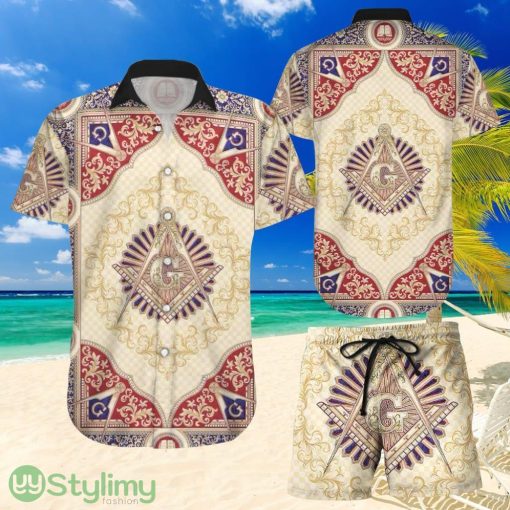 Topeka Style Freemasonry Hawaiian Shirt And Short Product Photo 1