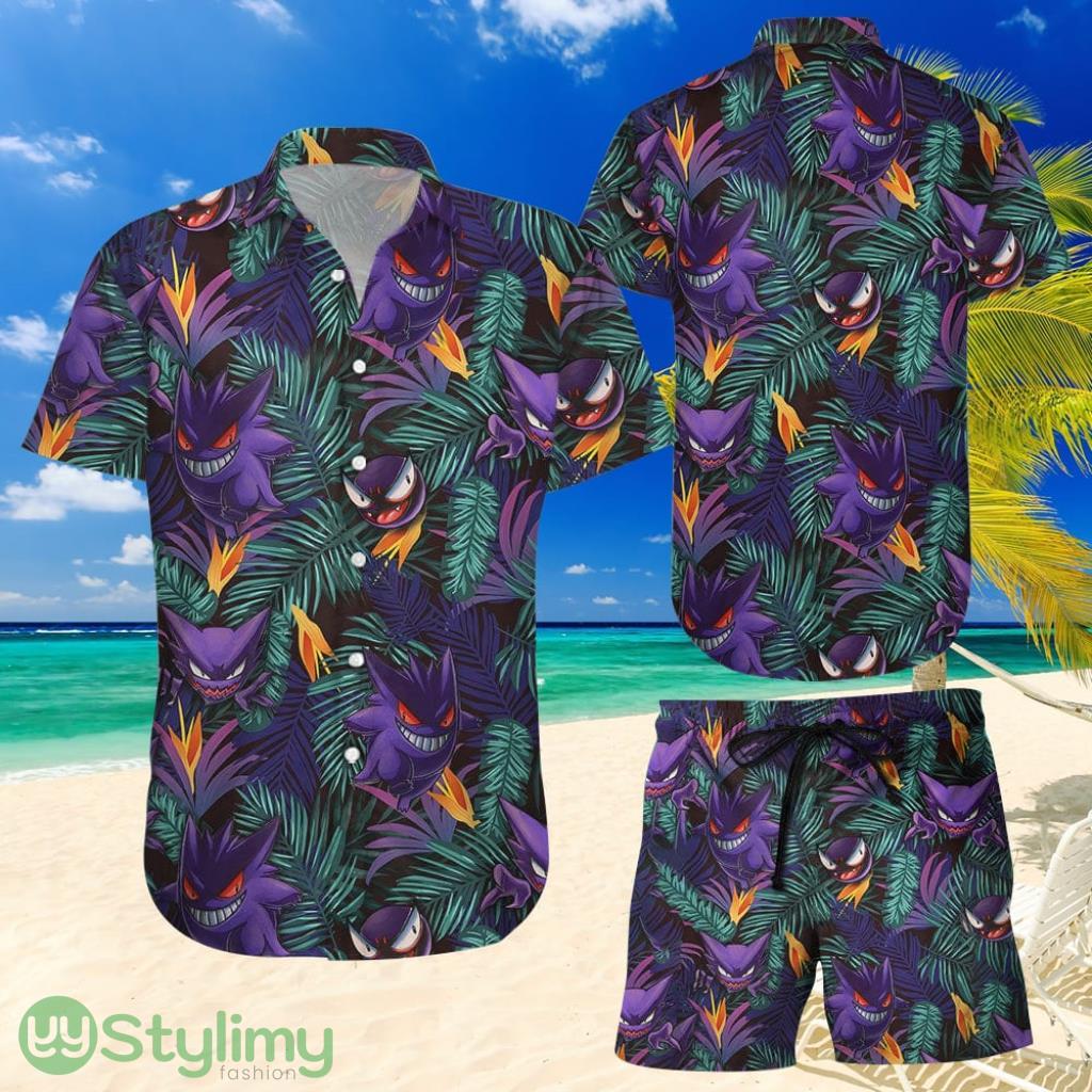 Topeka Style Gengar Evolution Hawaiian Shirt And Short 2 Topeka Style Gengar Evolution Hawaiian Shirt And Short Product Photo 1