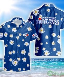 Toronto Blue Jays Daisy Flower All Over Print Hawaiian Shirt Product Photo 1