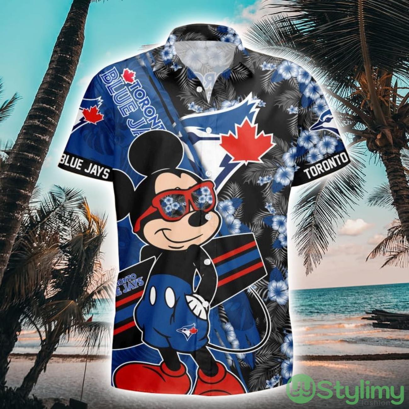 Toronto Blue Jays Surfing Mickey All Over Printed Hawaiian Shirt 2 Toronto Blue Jays Surfing Mickey All Over Printed Hawaiian Shirt Product Photo 1