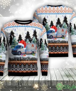 A1 Emergency Medical Services, Altamont, Illinois Christmas Aop Ugly Sweater Family Gift Product Photo 1