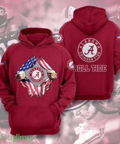 Alabama Crimson Tide Flag 3D All Over Printed Hoodie For Men And Women Product Photo 1