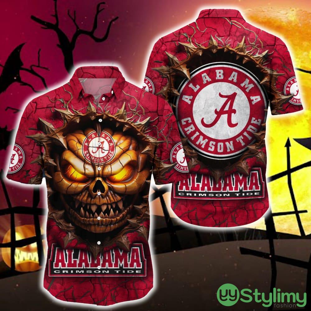 Alabama Crimson Tide Halloween Angry Skull 3D Hawaiian Shirt For Fans Gift Christmas Men And Women 4 Alabama Crimson Tide Halloween Angry Skull 3D Hawaiian Shirt For Fans Gift Christmas Men And Women - Alabama Crimson Tide Halloween Super Trending Shirt For This Season_1