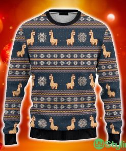 Amazing Llama Ugly Christmas 3D Sweater AOP For Men And Women - Amazing Llama Ugly Christmas Sweater For Men And Women_1
