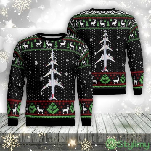 American Airlines Boeing 787-9 Dreamliner Christmas Ugly Sweater 3d Xmas Gifty Gift