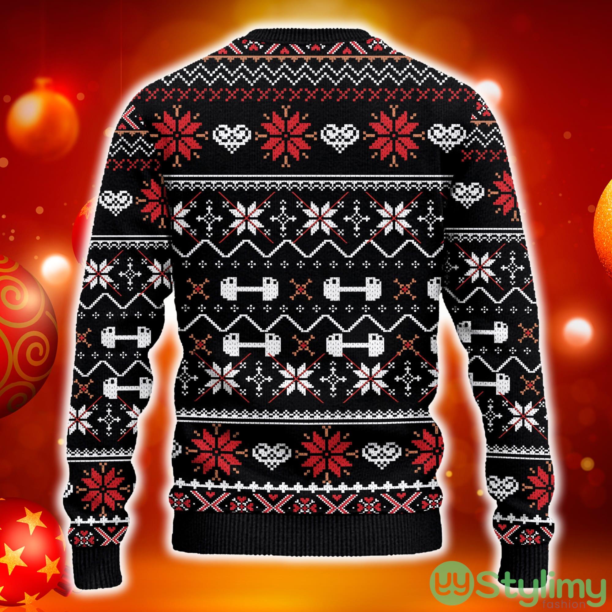 Animal Brodolf The Red Nose Gainzdeer Gym Ugly Christmas 3D Sweater AOP 3 Animal Brodolf The Red Nose Gainzdeer Gym Ugly Christmas 3D Sweater AOP - Animal Brodolf The Red Nose Gainzdeer Gym Ugly Christmas Sweater_3