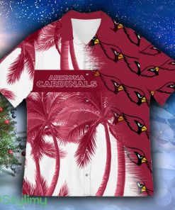 Arizona Cardinals Coconut Tree Aloha Plus SizeShort Sleeve Hawaiian Shirt - Arizona Cardinals Coconut Tree Aloha Hawaiian Shirt Photo 3