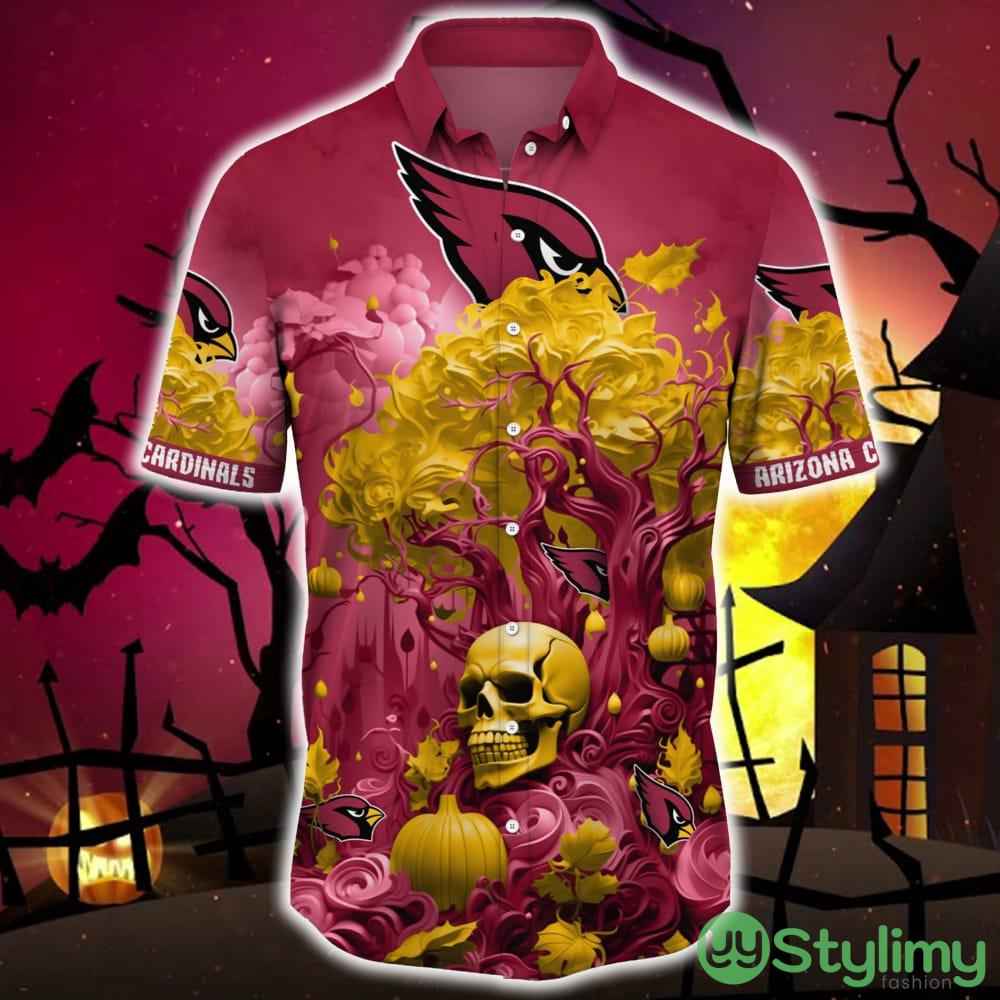 Arizona Cardinals Halloween Trending Skull 3D Hawaiian Shirt For Fans Gift Christmas Men And Women 2 Arizona Cardinals Halloween Trending Skull 3D Hawaiian Shirt For Fans Gift Christmas Men And Women - Arizona Cardinals Halloween Skull Trending Hawaii Shirt New Arrivals_3