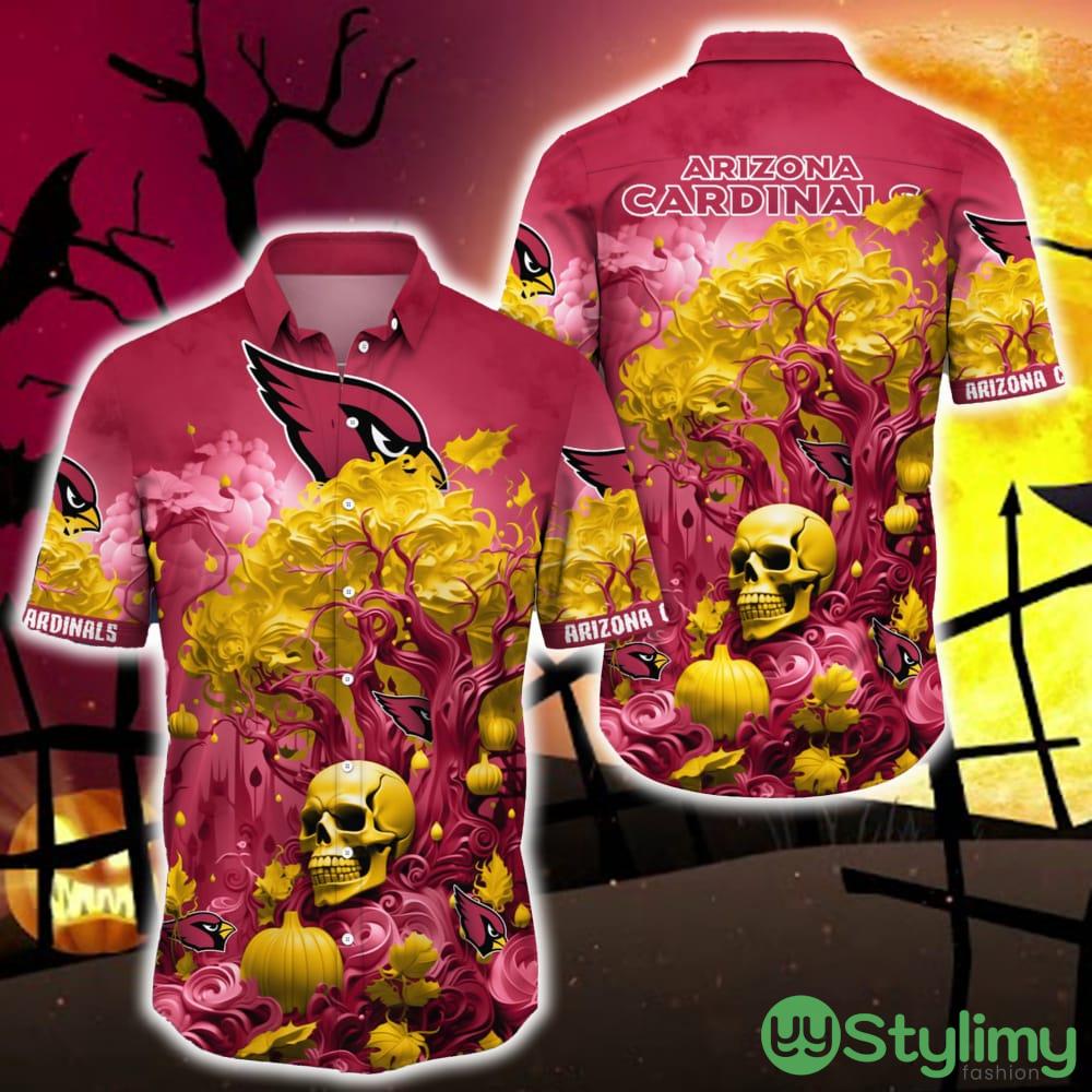 Arizona Cardinals Halloween Trending Skull 3D Hawaiian Shirt For Fans Gift Christmas Men And Women 4 Arizona Cardinals Halloween Trending Skull 3D Hawaiian Shirt For Fans Gift Christmas Men And Women - Arizona Cardinals Halloween Skull Trending Hawaii Shirt New Arrivals_1