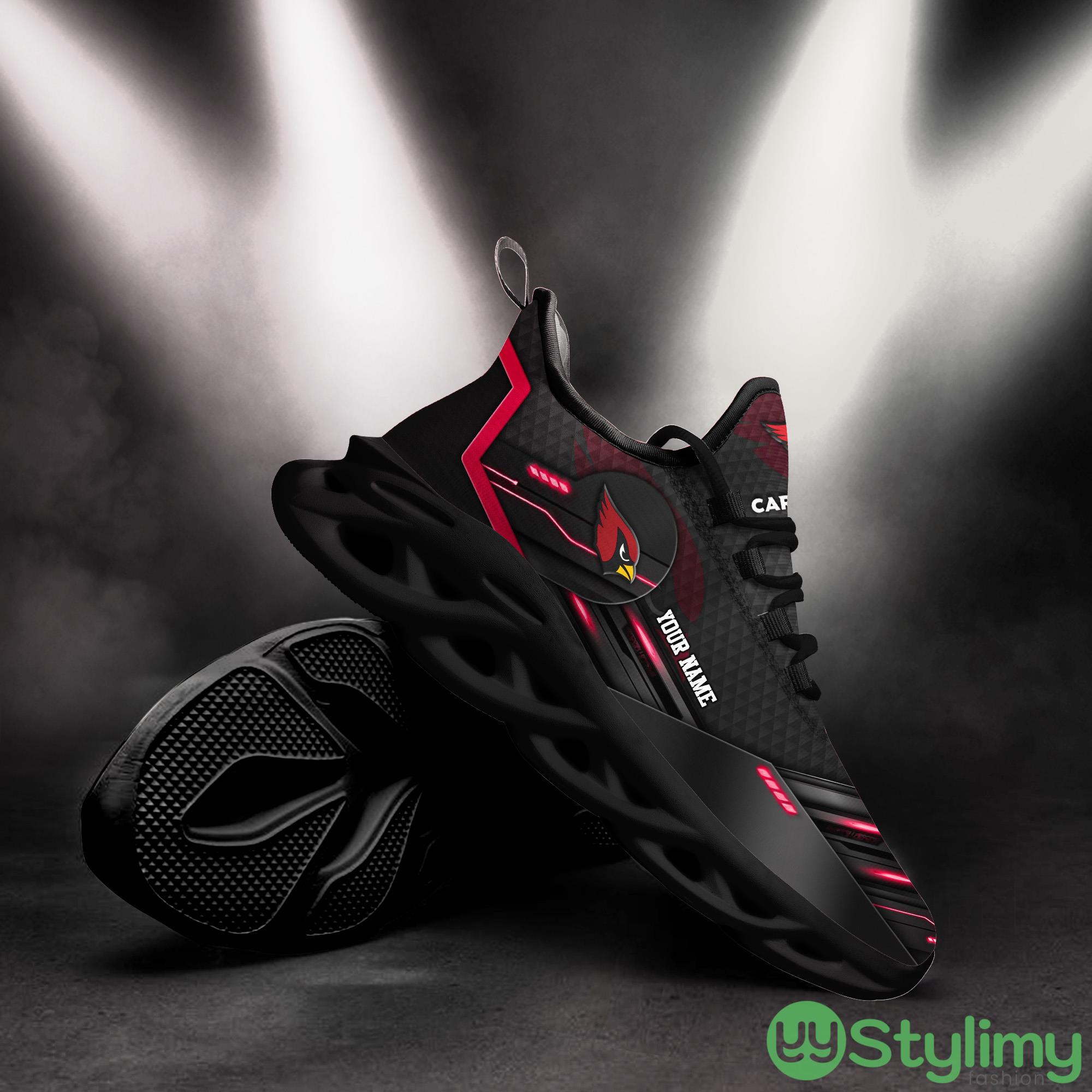 Arizona Cardinals NFL Sport Black Max Soul Shoes Custom Name Running Sneakers For Fans Gift 3 Arizona Cardinals NFL Sport Black Max Soul Shoes Custom Name Running Sneakers For Fans Gift - Arizona Cardinals-Personalized NFL Sport Black Max Soul Shoes_3