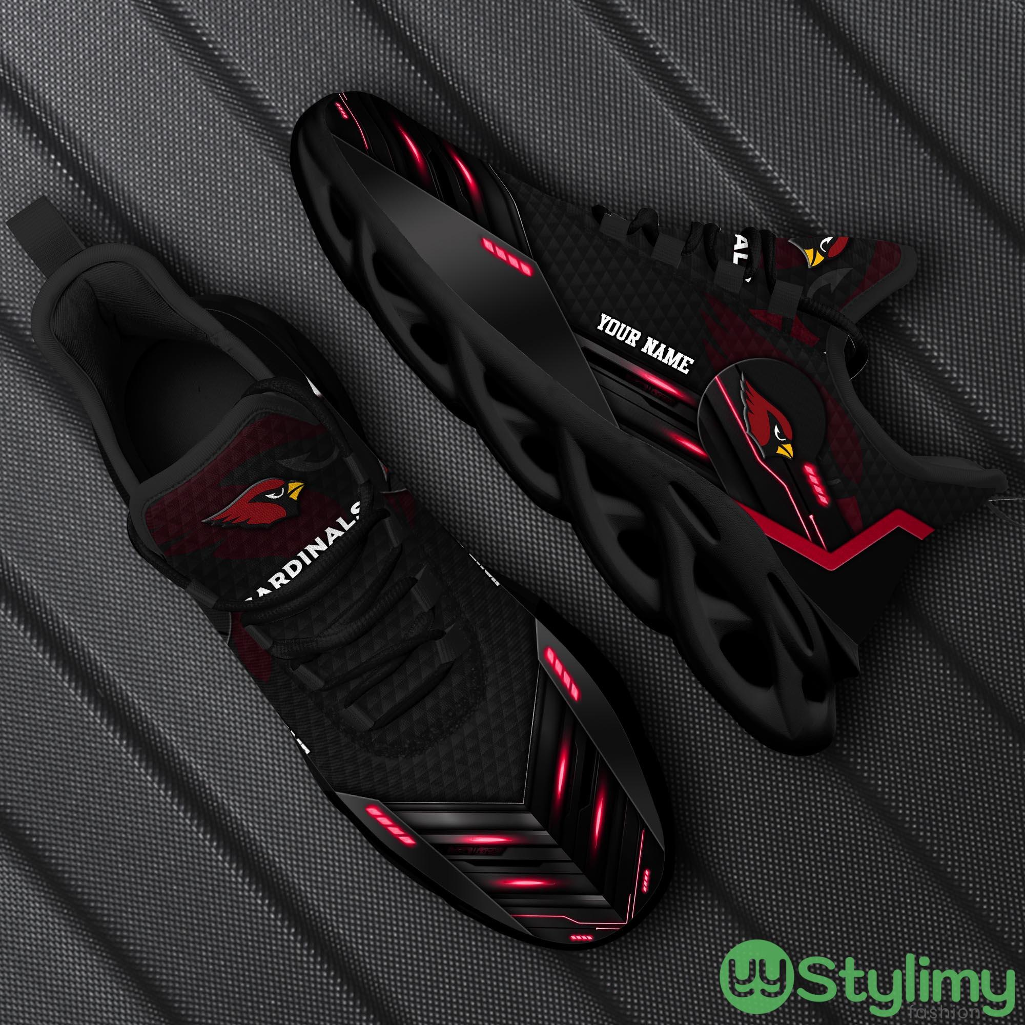 Arizona Cardinals NFL Sport Black Max Soul Shoes Custom Name Running Sneakers For Fans Gift 6 Arizona Cardinals NFL Sport Black Max Soul Shoes Custom Name Running Sneakers For Fans Gift - Arizona Cardinals-Personalized NFL Sport Black Max Soul Shoes_1