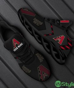Arizona DiamondBacks MLB Max Soul Shoes Custom Name Running Sneakers For Fans Gift - Arizona DiamondBacks-Personalized MLB Max Soul Shoes_1