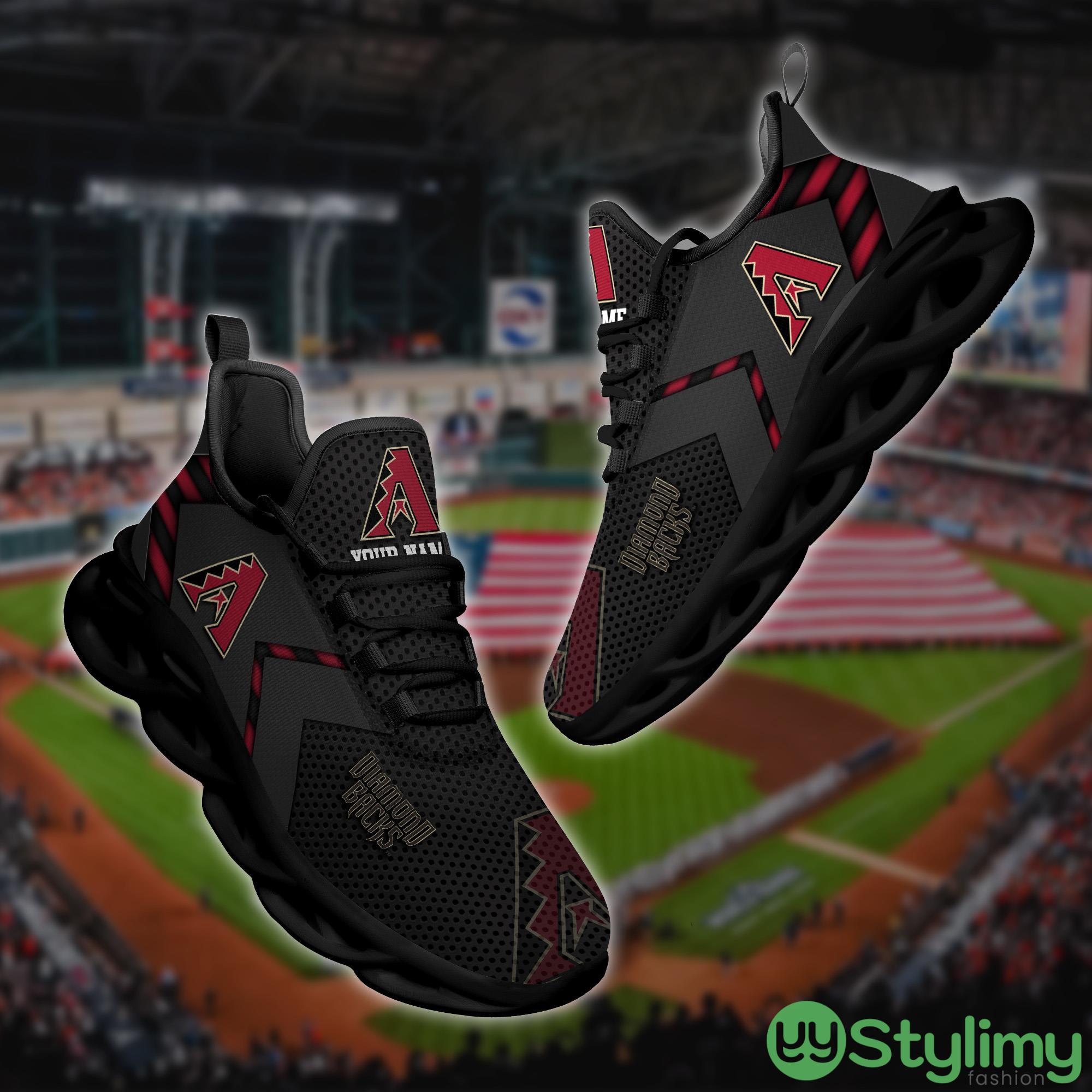 Arizona DiamondBacks MLB Max Soul Shoes Custom Name Running Sneakers For Fans Gift 4 Arizona DiamondBacks MLB Max Soul Shoes Custom Name Running Sneakers For Fans Gift - Arizona DiamondBacks-Personalized MLB Max Soul Shoes_4