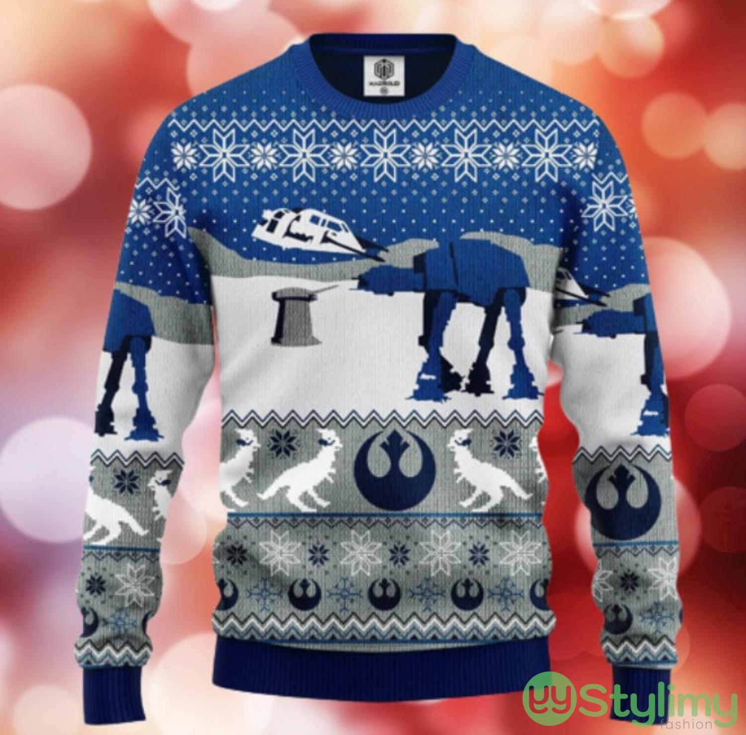 AT-AT Walker Ugly Christmas Sweater, Anakin Skywalker Stormtrooper Sweater 3 AT-AT Walker Ugly Christmas Sweater, Anakin Skywalker Stormtrooper Sweater Product Photo 1